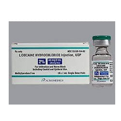 LIDOCAINE HCL 2% 100 MG SDV 5 ML