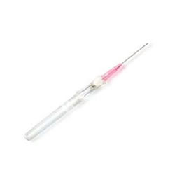 ViaValve Safety IV Catheter w/ Blood Control, 20ga x 1-1/4in L, Pink Each