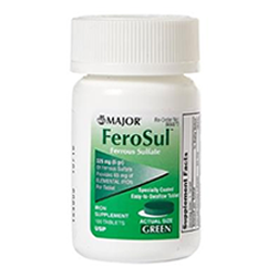 FeroSul 5gr fc Green Tabs 100 Count