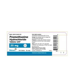 Promethazine 25mg tabs 100 count